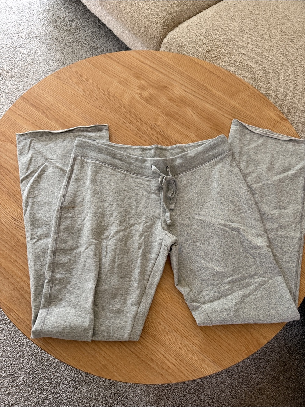Aeropostale Light Gray womens Sweatpants with Drawstring